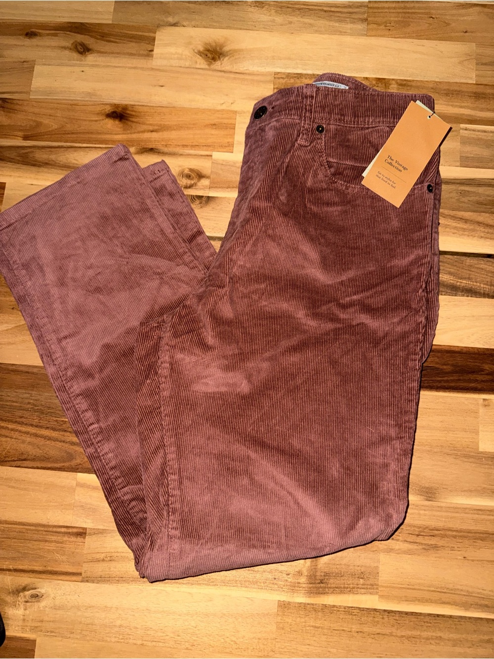 Men's Straight Fit Corduroy 5-Pocket Pants - Goodfellow & Co 34x32